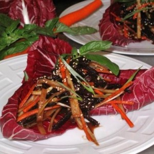 Salade de boeuf frit à la Séchuan